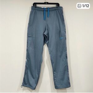 NIKE Fleece Therma-Fit Running Jogger SweatPants Gray Size Large